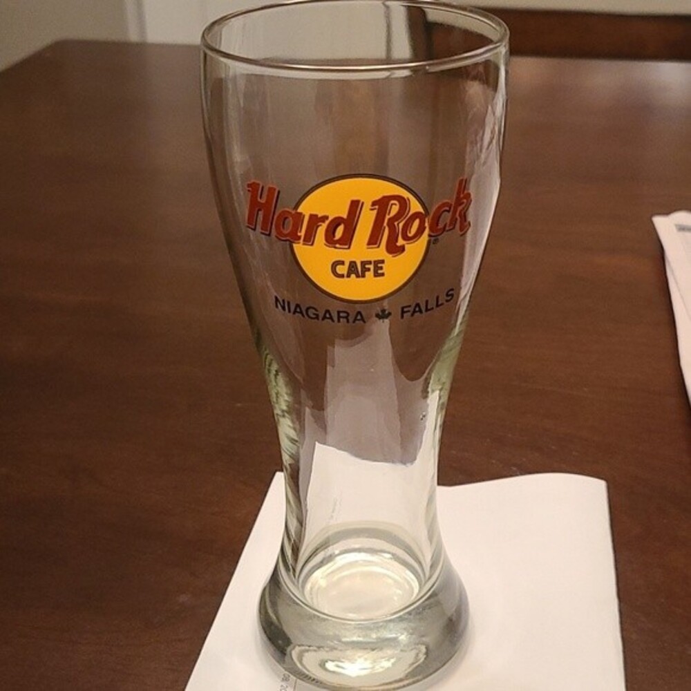 Hard Rock Cafe Pilsner Glass Niagara Falls